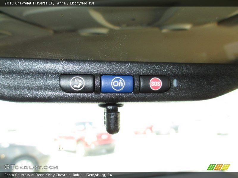 White / Ebony/Mojave 2013 Chevrolet Traverse LT