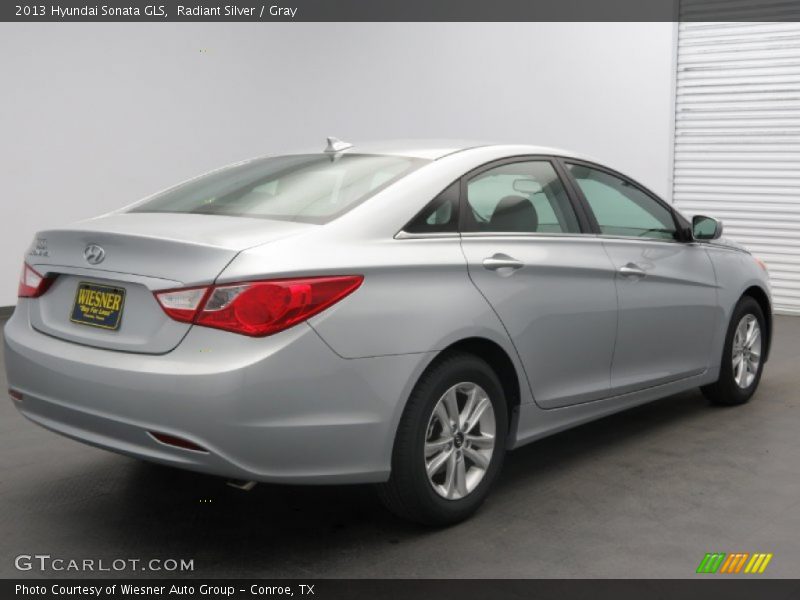 Radiant Silver / Gray 2013 Hyundai Sonata GLS