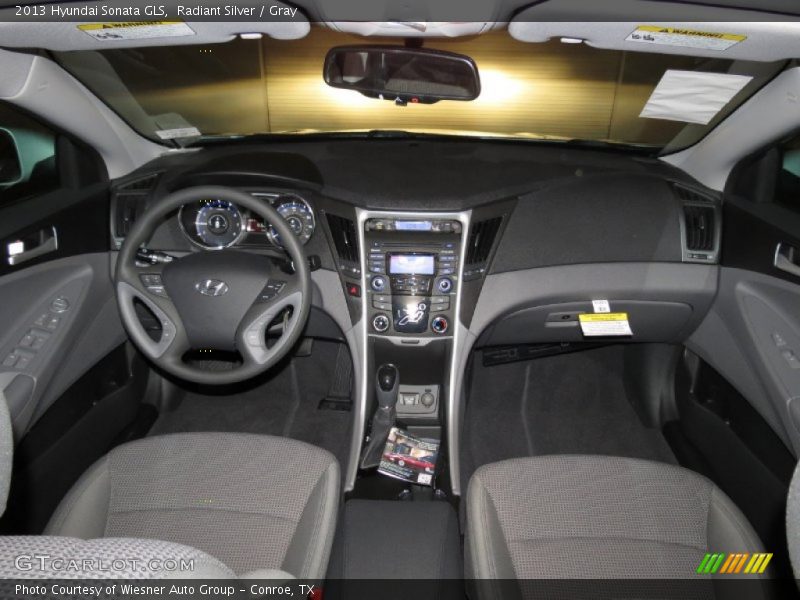 Radiant Silver / Gray 2013 Hyundai Sonata GLS