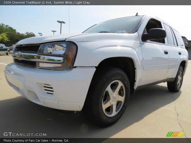 Summit White / Light Gray 2006 Chevrolet TrailBlazer LS 4x4