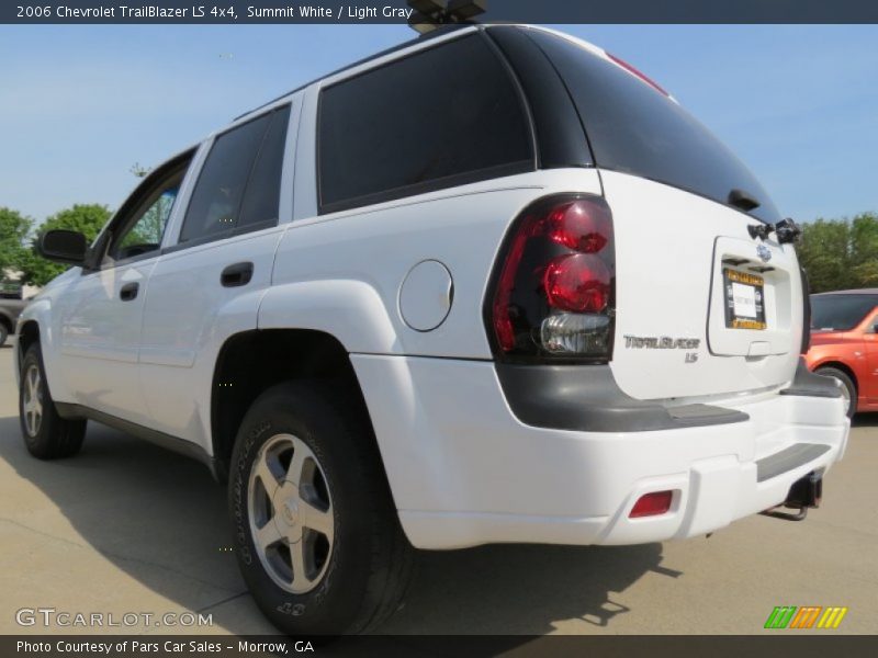 Summit White / Light Gray 2006 Chevrolet TrailBlazer LS 4x4