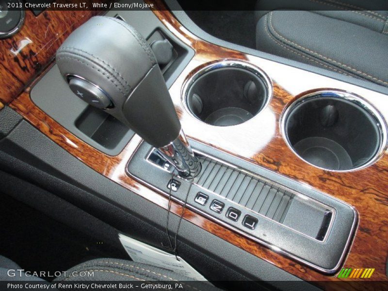 White / Ebony/Mojave 2013 Chevrolet Traverse LT