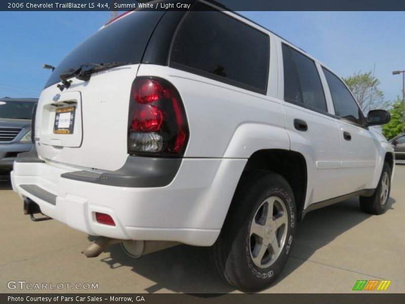 Summit White / Light Gray 2006 Chevrolet TrailBlazer LS 4x4