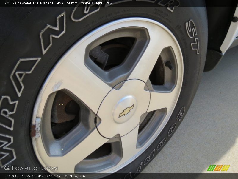 Summit White / Light Gray 2006 Chevrolet TrailBlazer LS 4x4