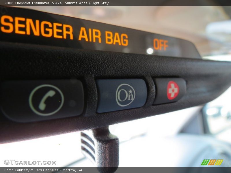 Summit White / Light Gray 2006 Chevrolet TrailBlazer LS 4x4