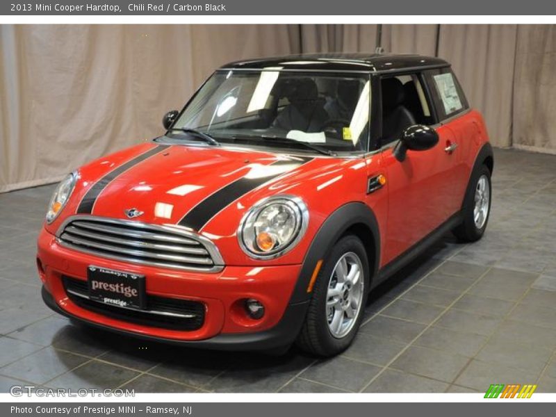 Chili Red / Carbon Black 2013 Mini Cooper Hardtop