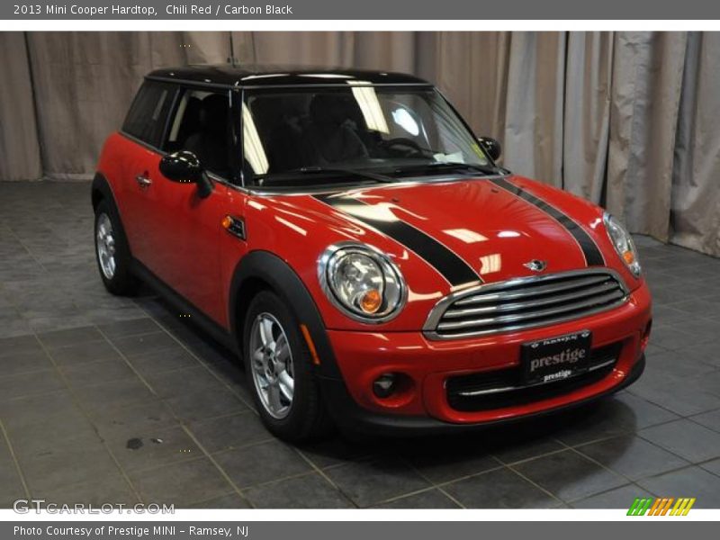 Chili Red / Carbon Black 2013 Mini Cooper Hardtop