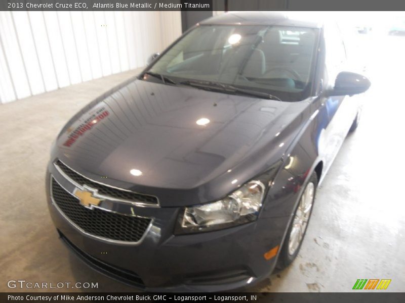 Atlantis Blue Metallic / Medium Titanium 2013 Chevrolet Cruze ECO