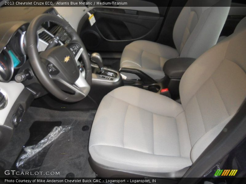 Atlantis Blue Metallic / Medium Titanium 2013 Chevrolet Cruze ECO