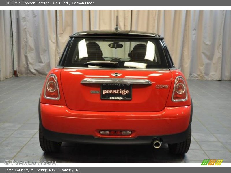 Chili Red / Carbon Black 2013 Mini Cooper Hardtop