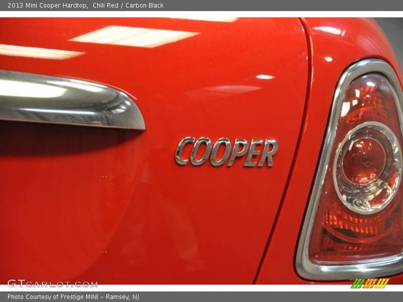 Chili Red / Carbon Black 2013 Mini Cooper Hardtop