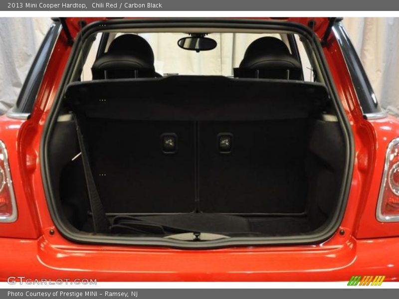 Chili Red / Carbon Black 2013 Mini Cooper Hardtop