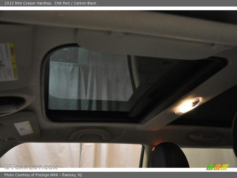 Chili Red / Carbon Black 2013 Mini Cooper Hardtop