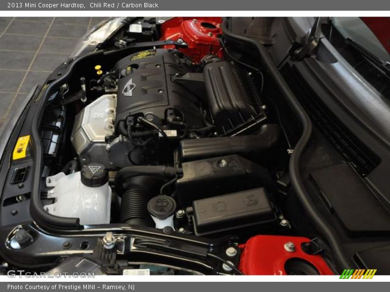 Chili Red / Carbon Black 2013 Mini Cooper Hardtop