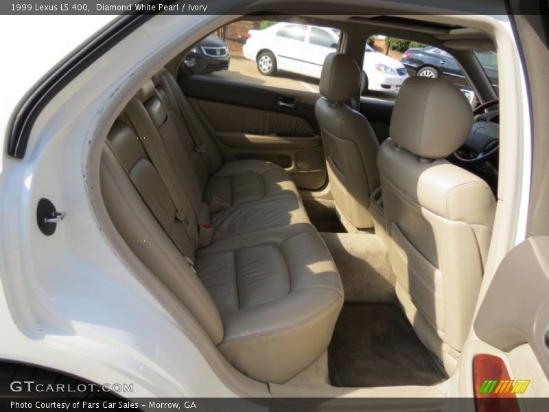 Diamond White Pearl / Ivory 1999 Lexus LS 400