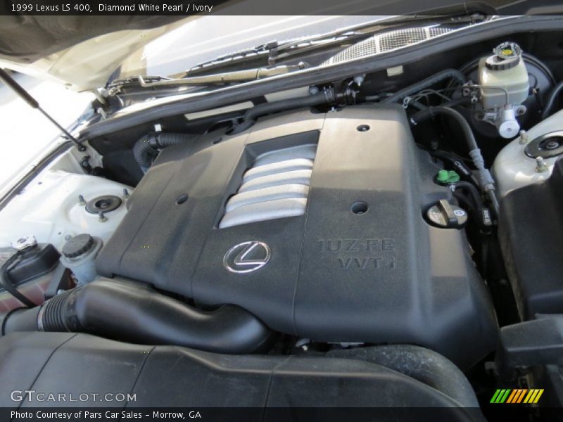 Diamond White Pearl / Ivory 1999 Lexus LS 400