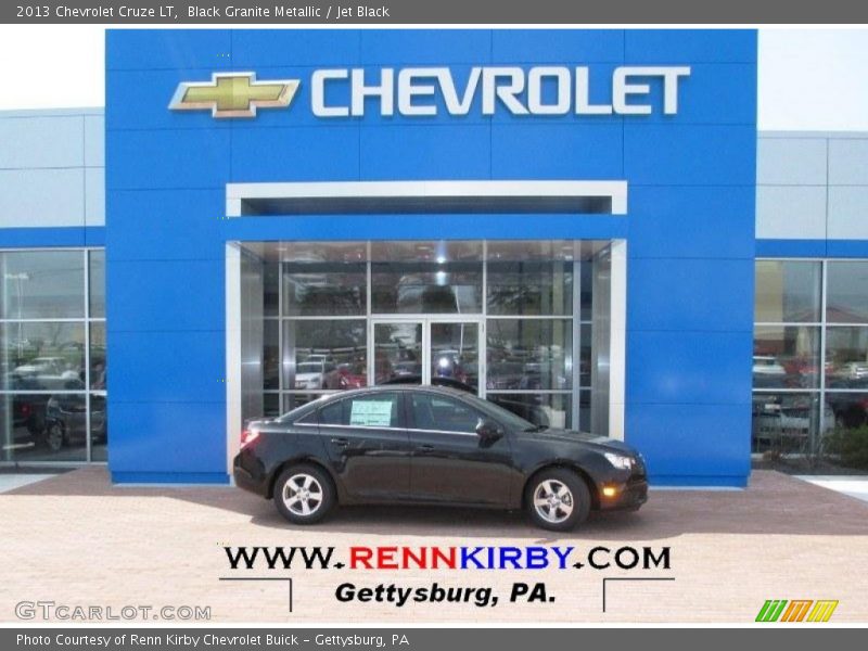 Black Granite Metallic / Jet Black 2013 Chevrolet Cruze LT