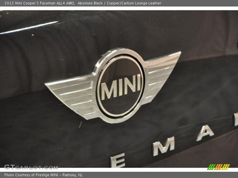 Absolute Black / Copper/Carbon Lounge Leather 2013 Mini Cooper S Paceman ALL4 AWD
