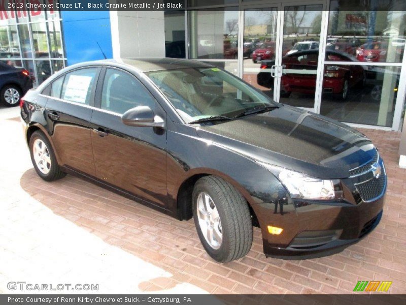 Black Granite Metallic / Jet Black 2013 Chevrolet Cruze LT