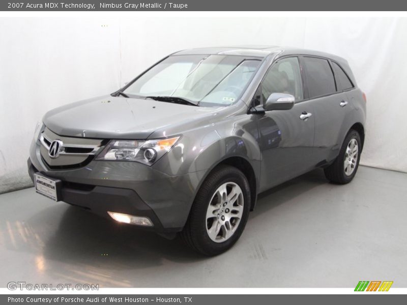 Nimbus Gray Metallic / Taupe 2007 Acura MDX Technology