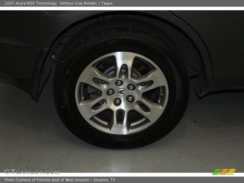 Nimbus Gray Metallic / Taupe 2007 Acura MDX Technology