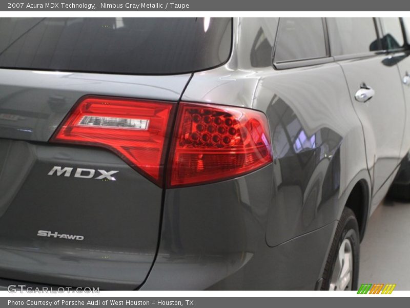 Nimbus Gray Metallic / Taupe 2007 Acura MDX Technology