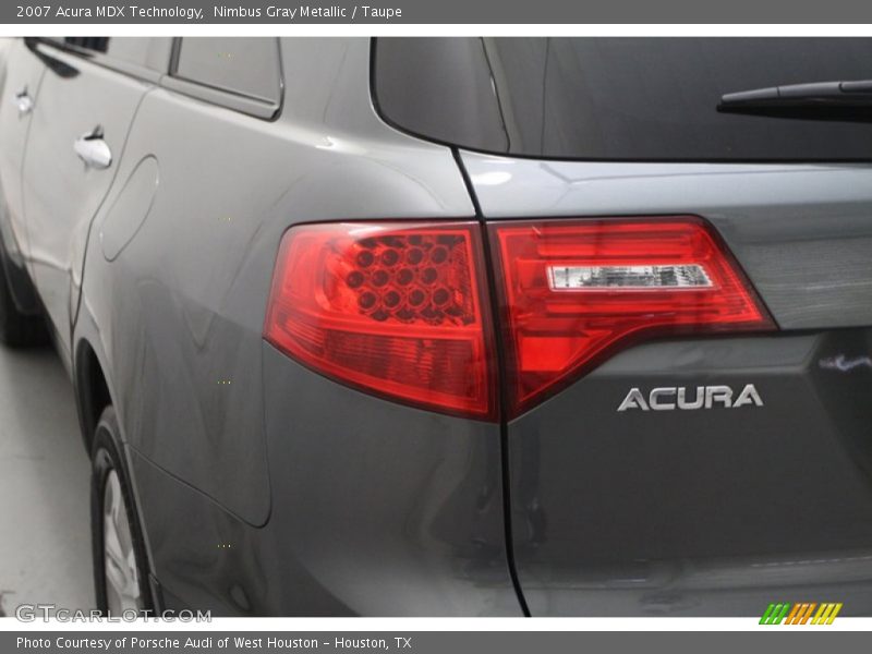 Nimbus Gray Metallic / Taupe 2007 Acura MDX Technology