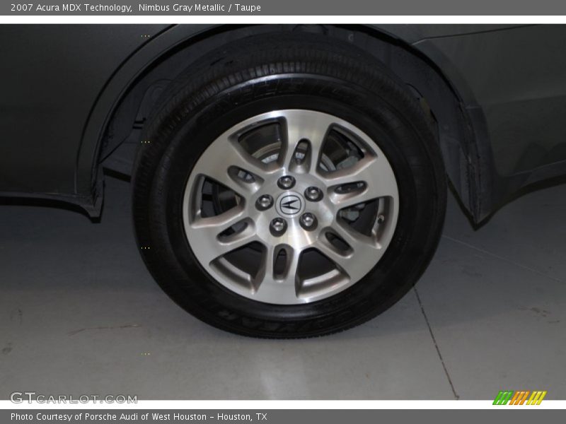Nimbus Gray Metallic / Taupe 2007 Acura MDX Technology