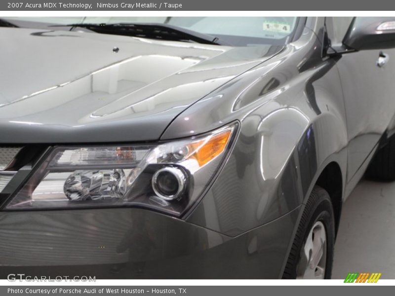 Nimbus Gray Metallic / Taupe 2007 Acura MDX Technology