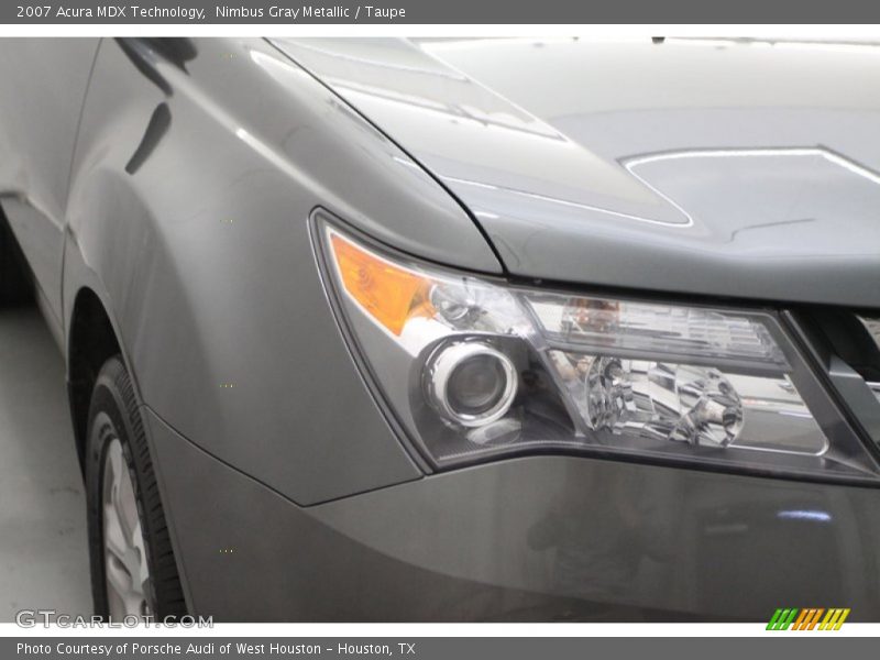 Nimbus Gray Metallic / Taupe 2007 Acura MDX Technology