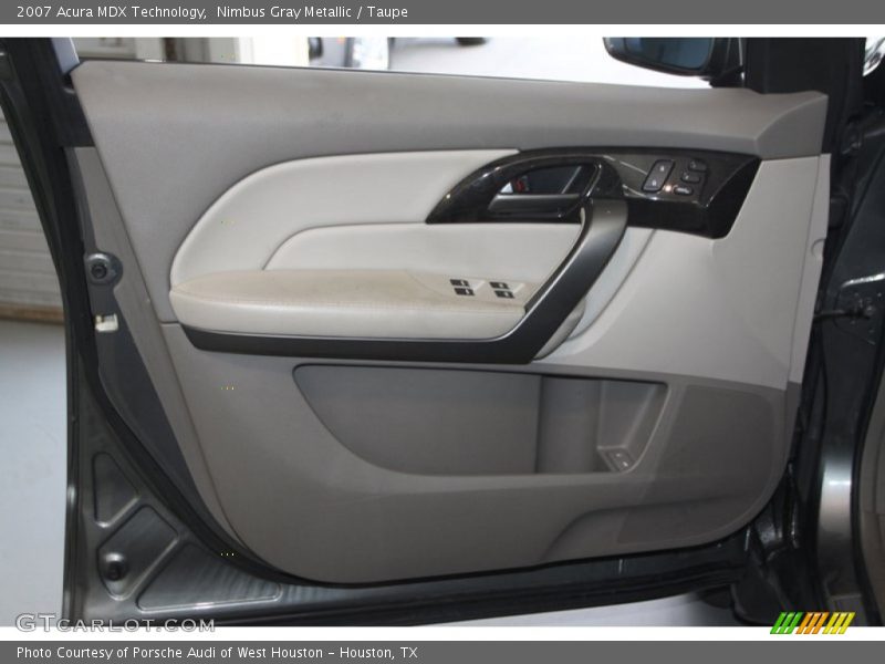 Nimbus Gray Metallic / Taupe 2007 Acura MDX Technology