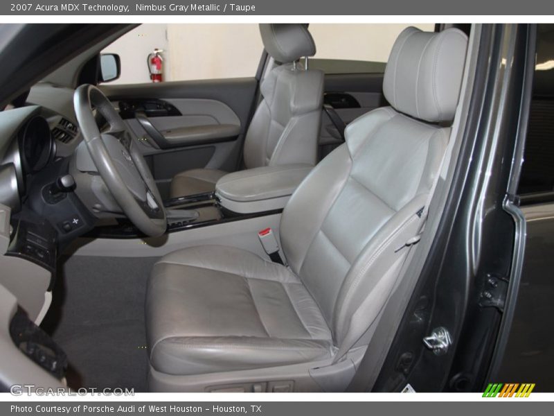 Nimbus Gray Metallic / Taupe 2007 Acura MDX Technology