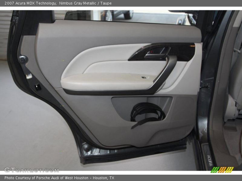 Nimbus Gray Metallic / Taupe 2007 Acura MDX Technology