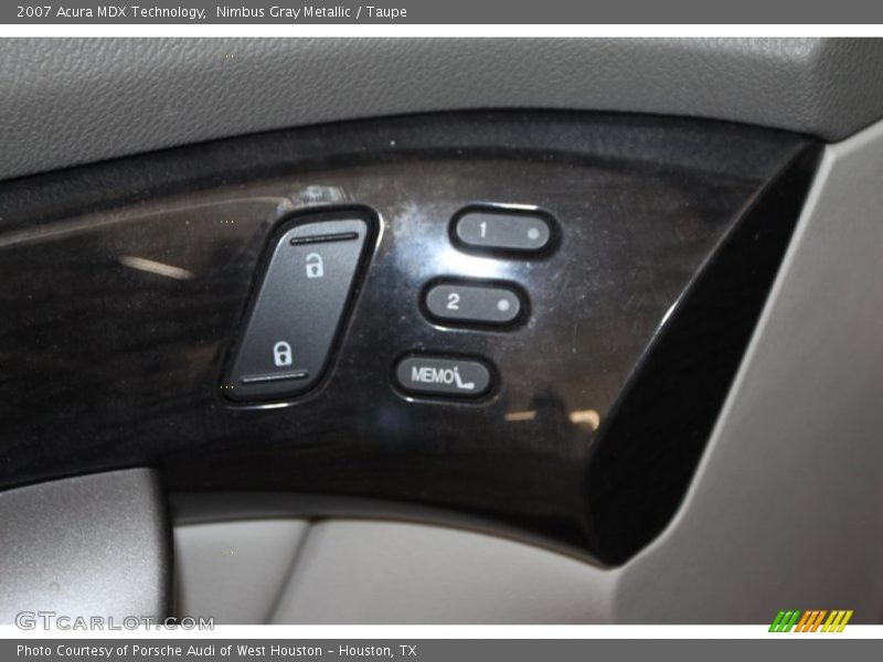 Nimbus Gray Metallic / Taupe 2007 Acura MDX Technology