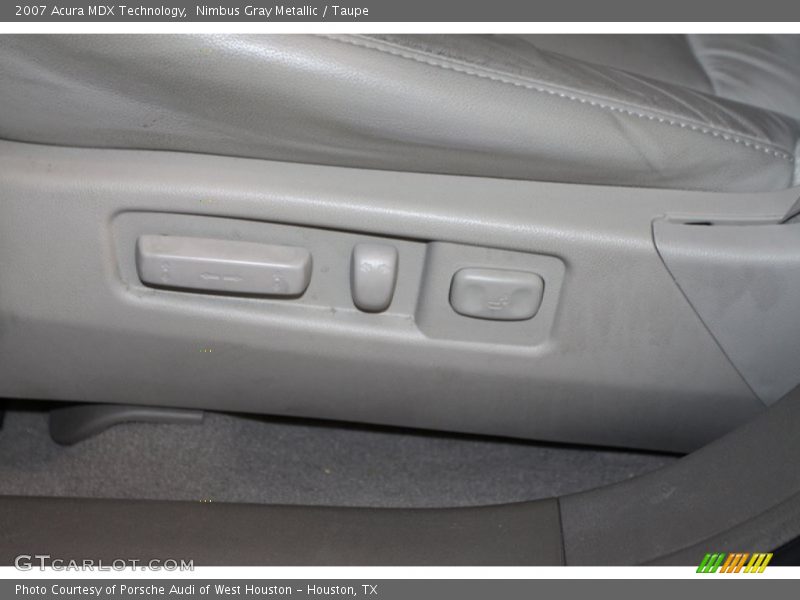 Nimbus Gray Metallic / Taupe 2007 Acura MDX Technology