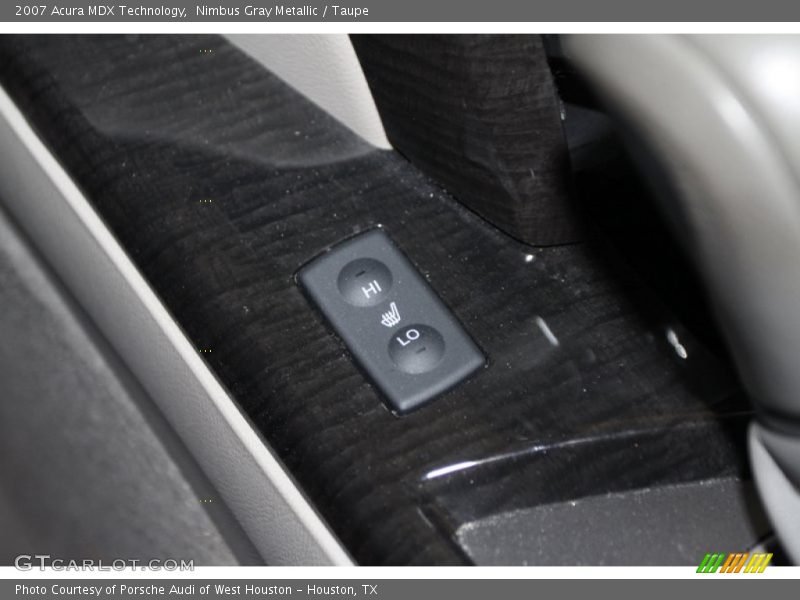 Nimbus Gray Metallic / Taupe 2007 Acura MDX Technology