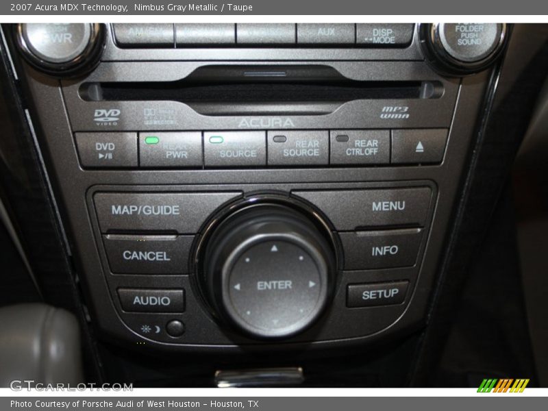 Nimbus Gray Metallic / Taupe 2007 Acura MDX Technology