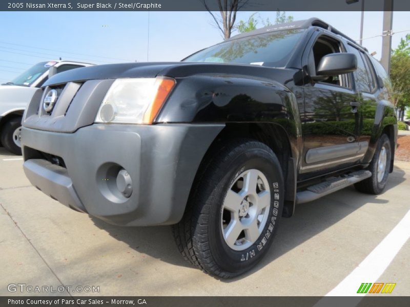 Super Black / Steel/Graphite 2005 Nissan Xterra S