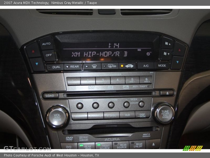 Nimbus Gray Metallic / Taupe 2007 Acura MDX Technology