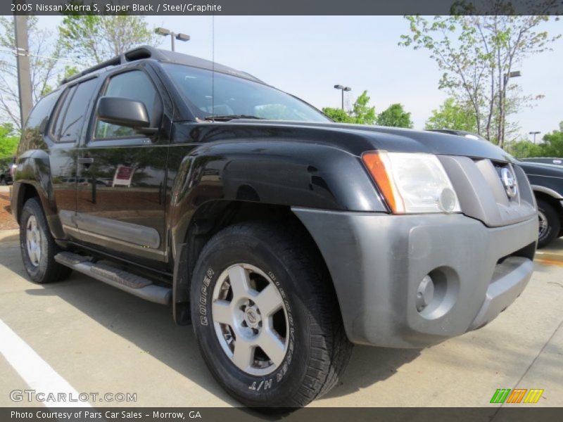 Super Black / Steel/Graphite 2005 Nissan Xterra S