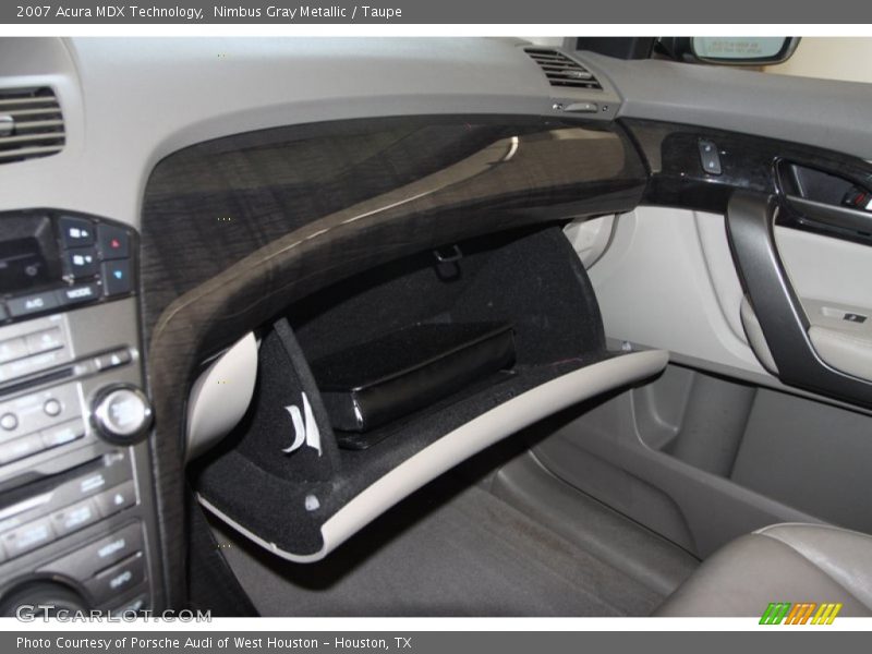 Nimbus Gray Metallic / Taupe 2007 Acura MDX Technology