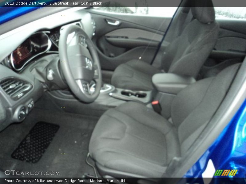 Blue Streak Pearl Coat / Black 2013 Dodge Dart Aero