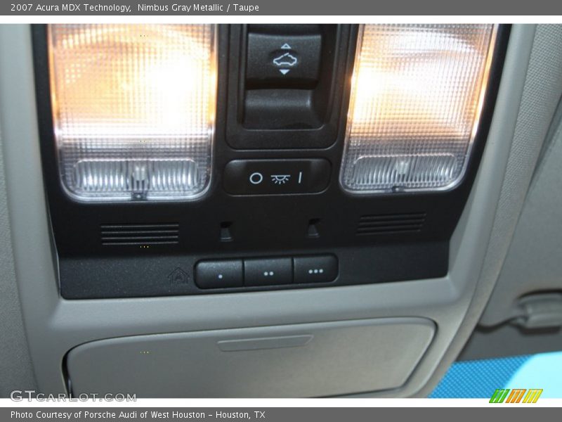 Nimbus Gray Metallic / Taupe 2007 Acura MDX Technology