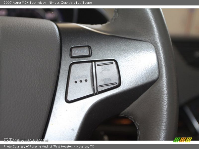 Nimbus Gray Metallic / Taupe 2007 Acura MDX Technology