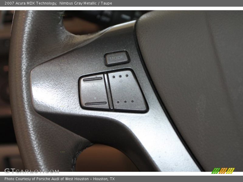 Nimbus Gray Metallic / Taupe 2007 Acura MDX Technology