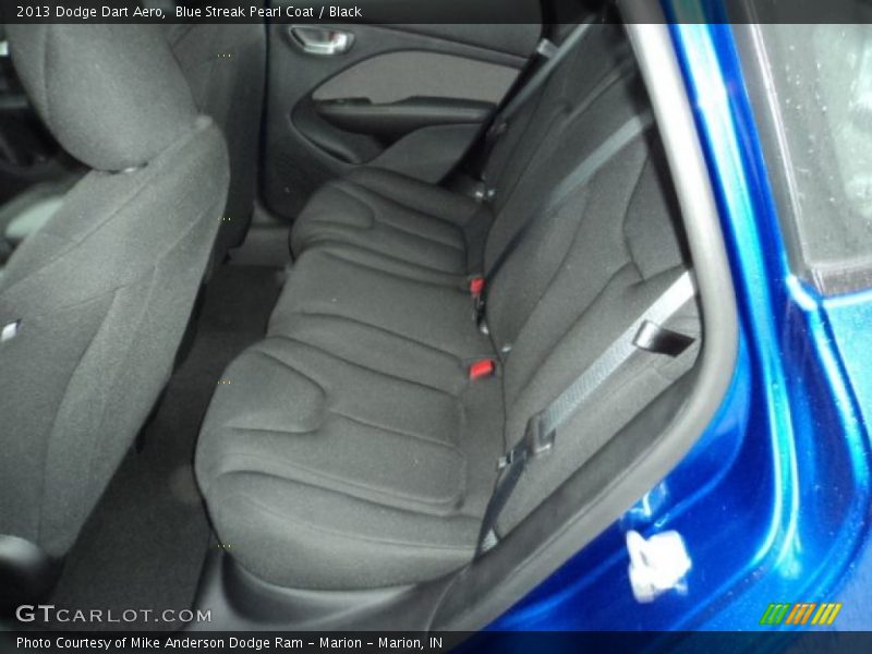 Blue Streak Pearl Coat / Black 2013 Dodge Dart Aero