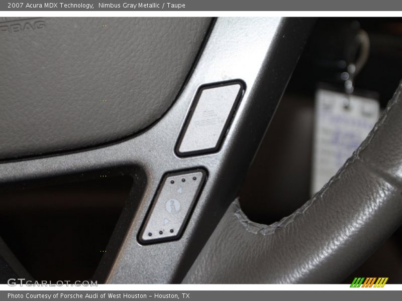Nimbus Gray Metallic / Taupe 2007 Acura MDX Technology