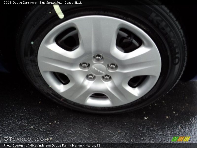 Blue Streak Pearl Coat / Black 2013 Dodge Dart Aero