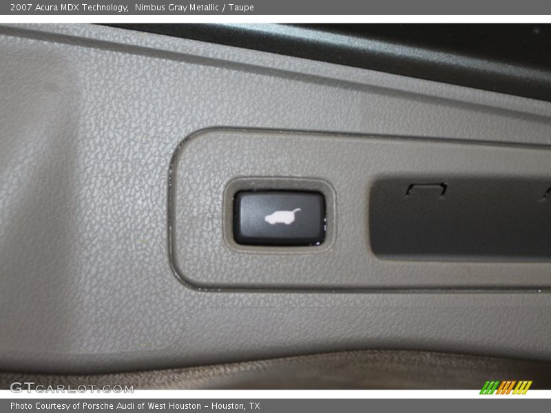 Nimbus Gray Metallic / Taupe 2007 Acura MDX Technology