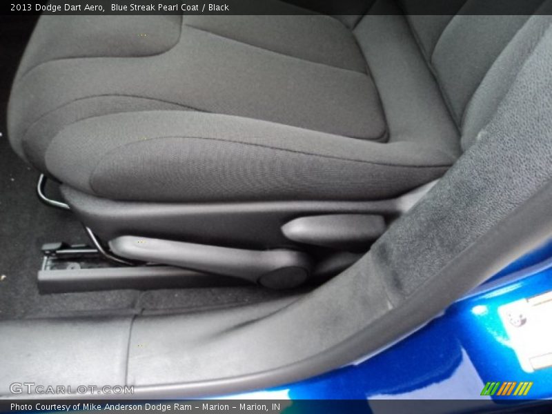 Blue Streak Pearl Coat / Black 2013 Dodge Dart Aero